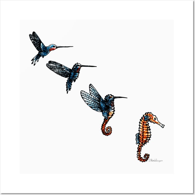 Sea hummingbird Wall Art by Bioinspirada